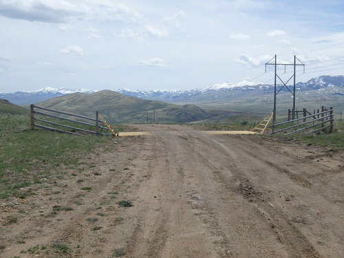 GDMBR: The front/south view from the Medicine Lodge-Sheep Creek Divide.
